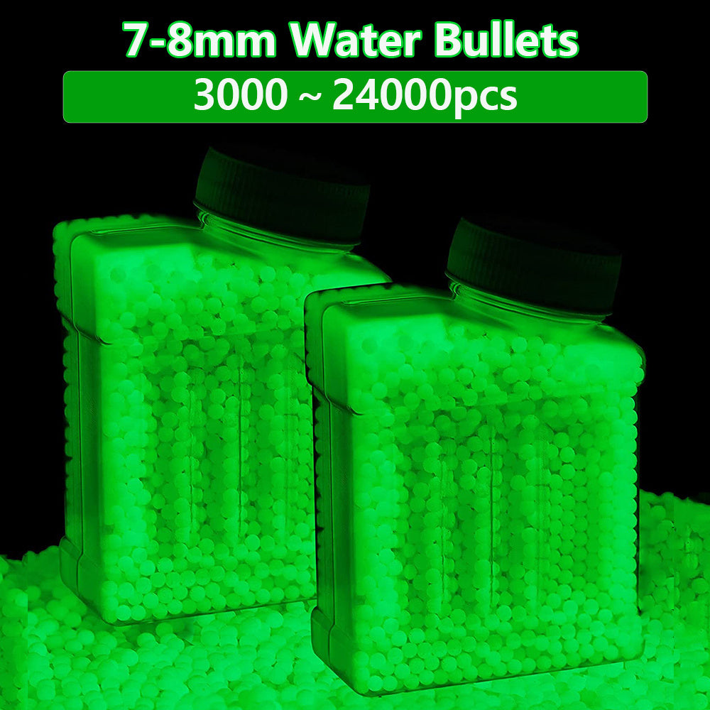 Glow-in-the-dark Tracking Absorbent Bullet Toys